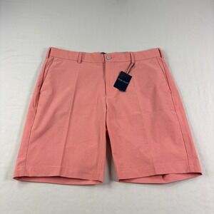 Peter Millar Shorts Mens 34 Pink Chino Crown Crafted Surge Golf Performance NEW